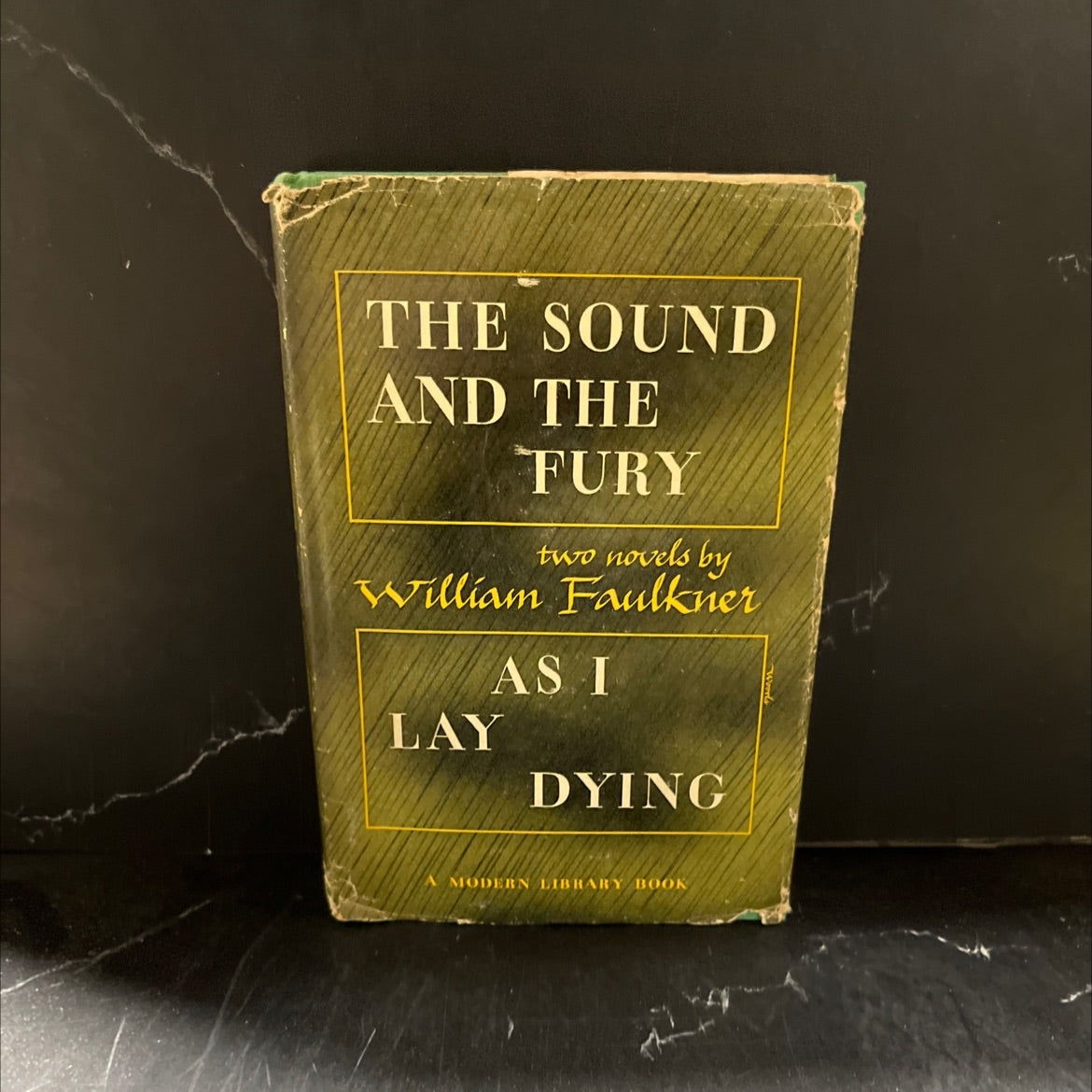 the sound and the fury & as i lay dying book, by william faulkner, 1956 Hardcover image 1