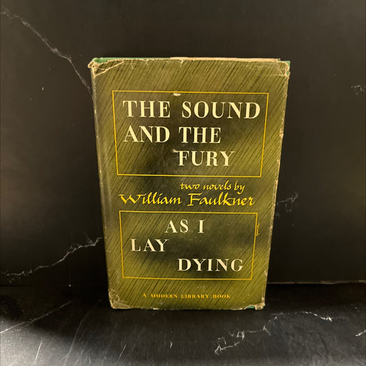 the sound and the fury & as i lay dying book, by william faulkner, 1956 Hardcover image 1