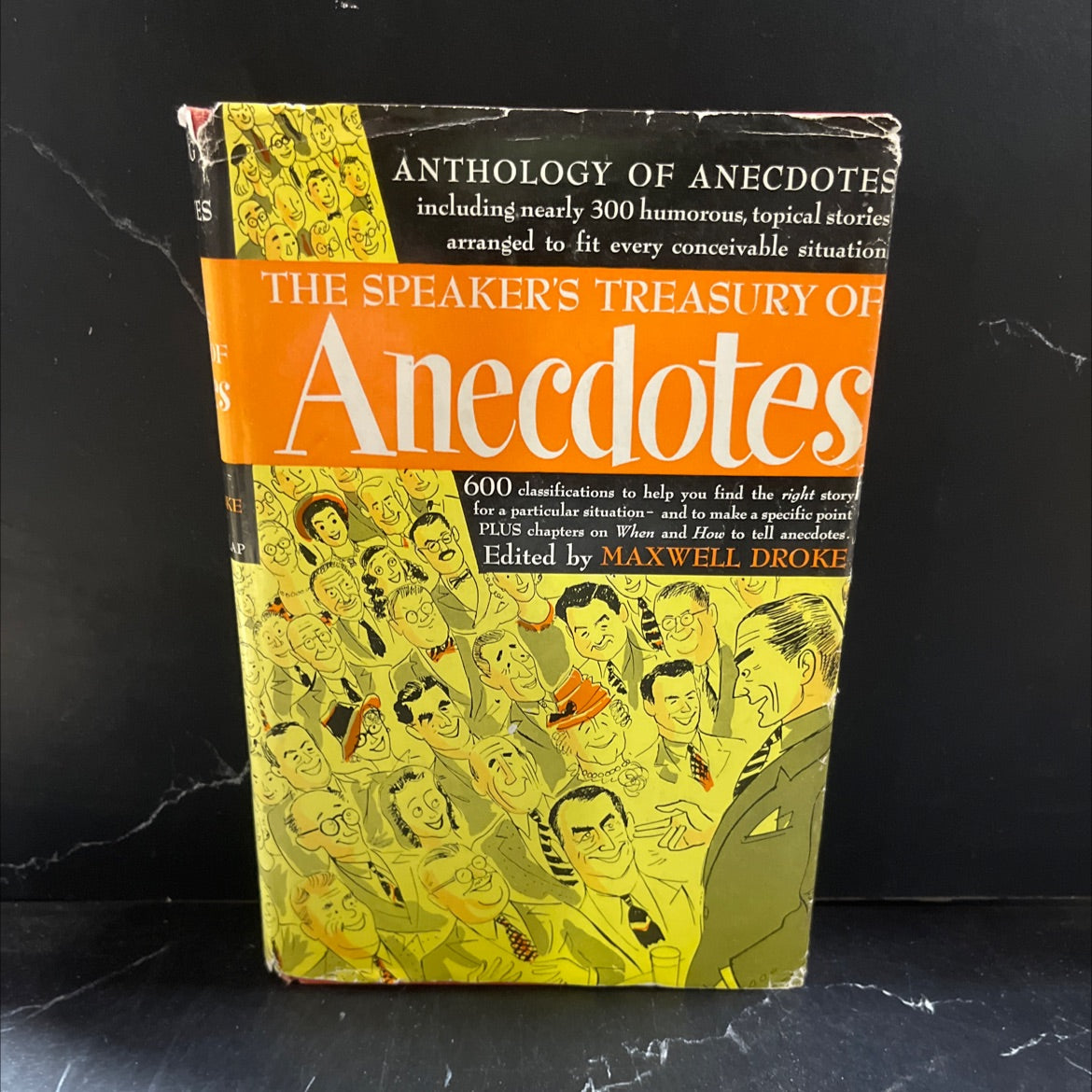 the speaker's treasury of anecdotes book, by maxwell droge, 1948 Hardcover image 1
