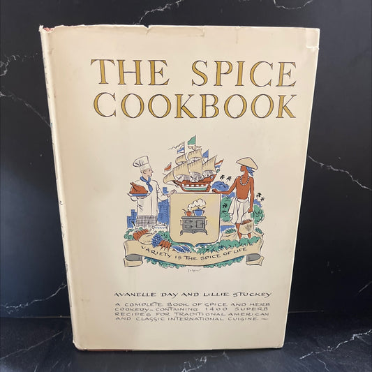 the spice cookbook book, by avanelle day and lillie stuckey, 1964 Hardcover image 1