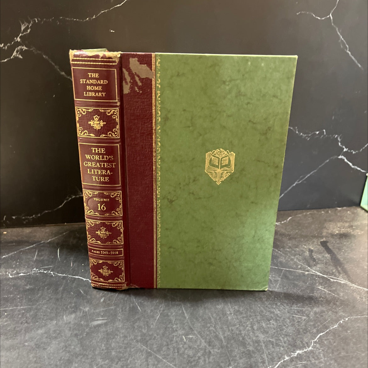 the standard home library of the world's greatest literature book, by unknown, 1958 Hardcover image 1