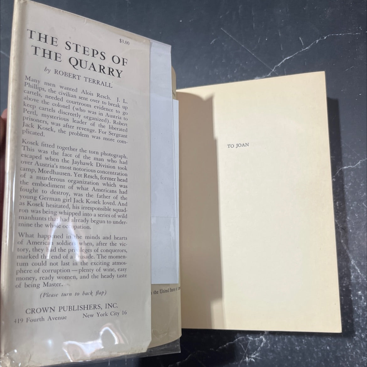 the steps of the quarry book, by Robert Terrall, 1951 Hardcover image 4