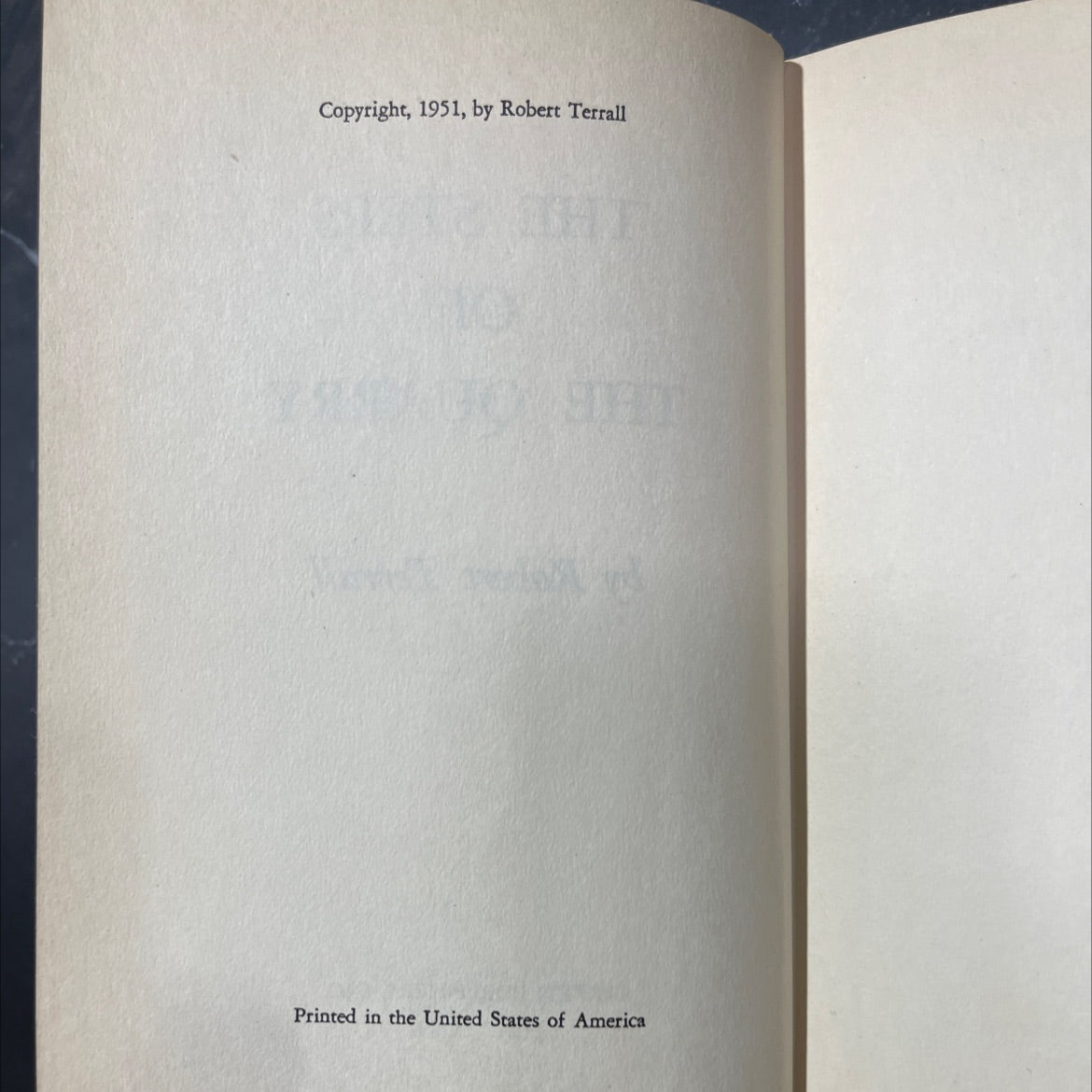 the steps of the quarry book, by Robert Terrall, 1951 Hardcover image 3