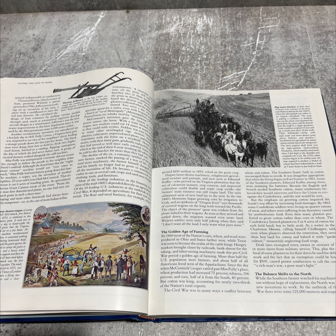 the story of america book, by Carroll C. Calkins, 1975 Hardcover image 4