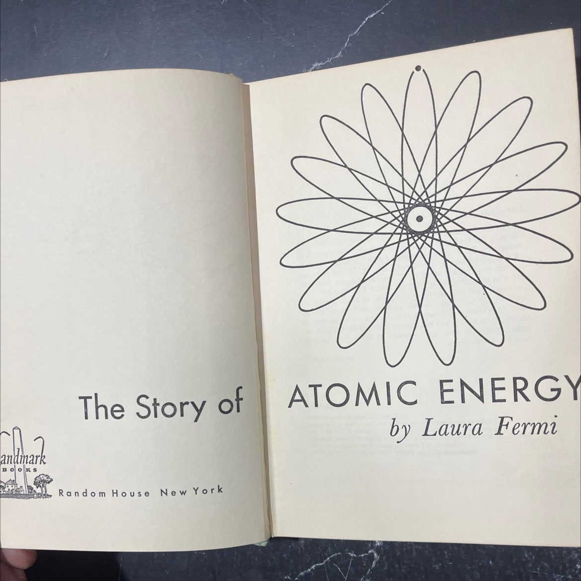 the story of atomic energy book, by Laura Fermi, 1961 Hardcover image 2