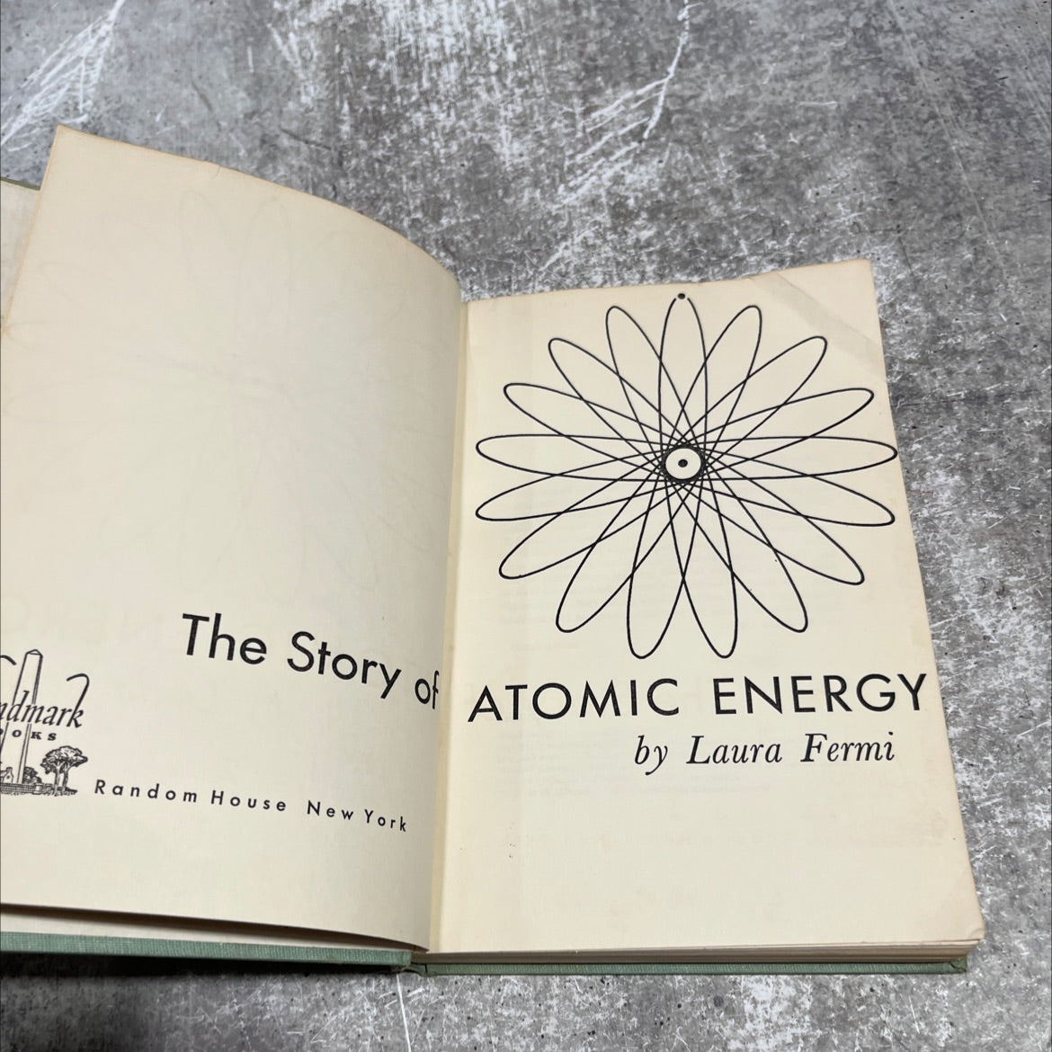 the story of atomic energy book, by laura fermi, 1961 Hardcover image 2