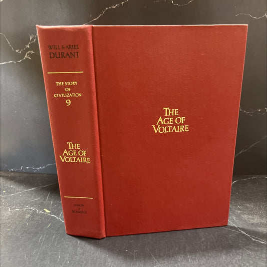 the story of civilization: 9 the age of voltaire book, by will and ariel durant, 1965 Hardcover image 1