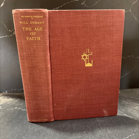 the story of civilization: part iv the age of faith book, by will durant, 1950 Hardcover image 1