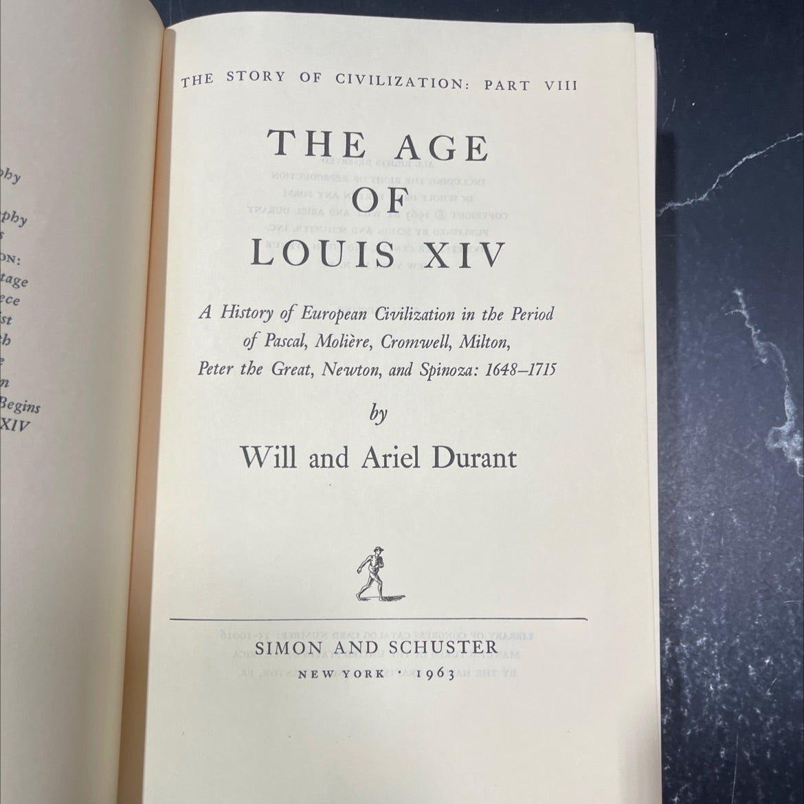 the story of civilization: part viii the age of louis xiv book, by will and ariel durant, 1963 Hardcover image 2