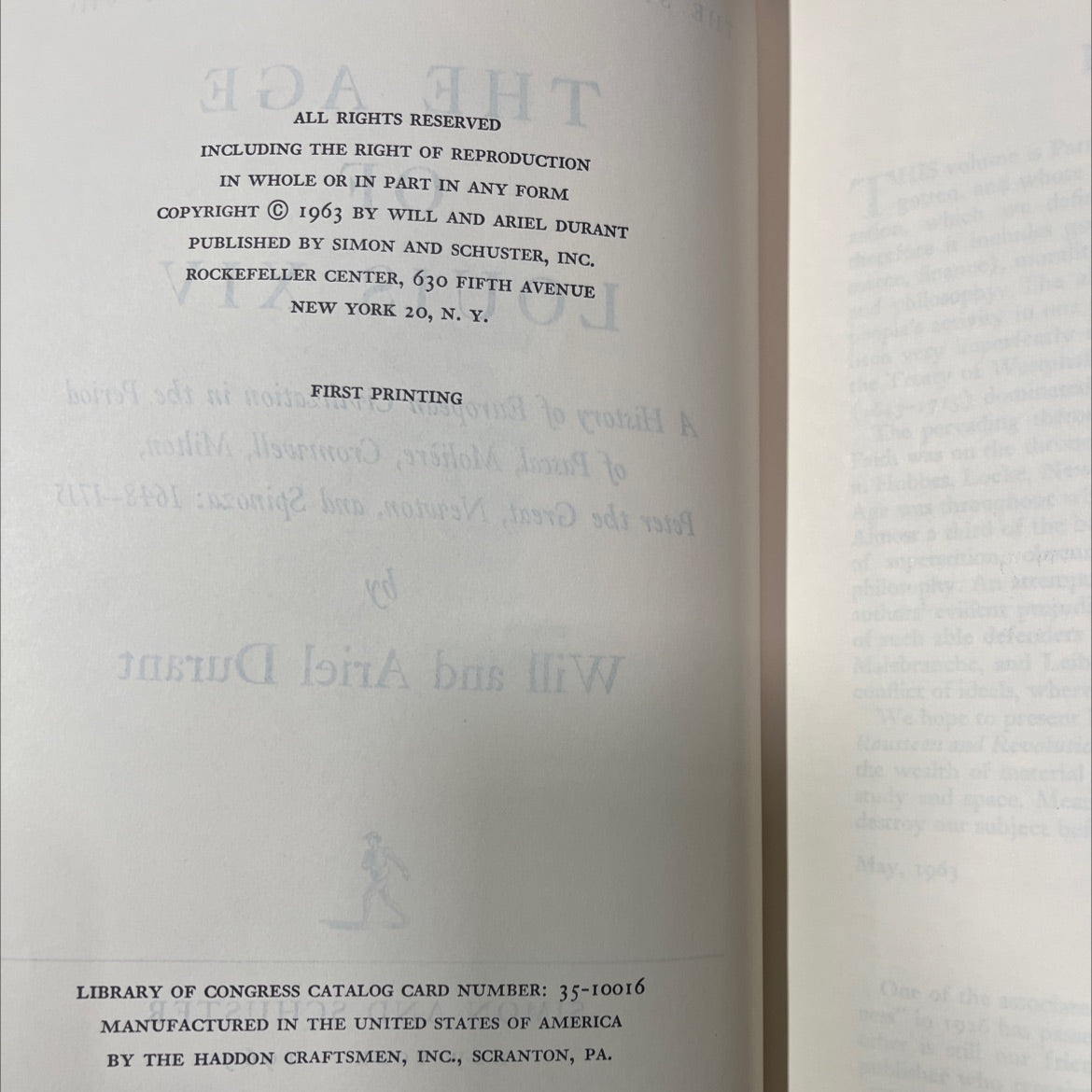 the story of civilization: part viii the age of louis xiv book, by will and ariel durant, 1963 Hardcover image 3