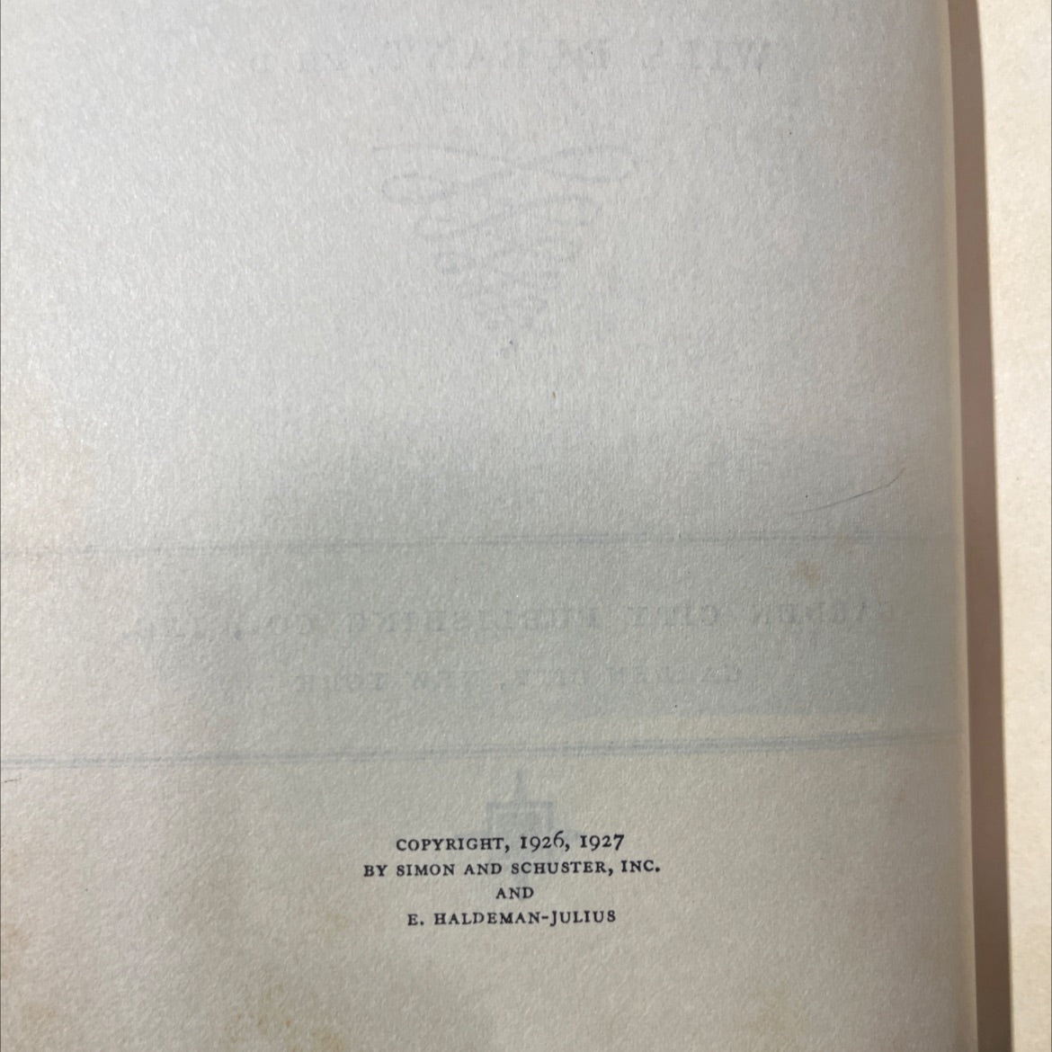 the story of philosophy the lives and opinions of the greater philosophers book, by will durant, 1927 Hardcover image 3