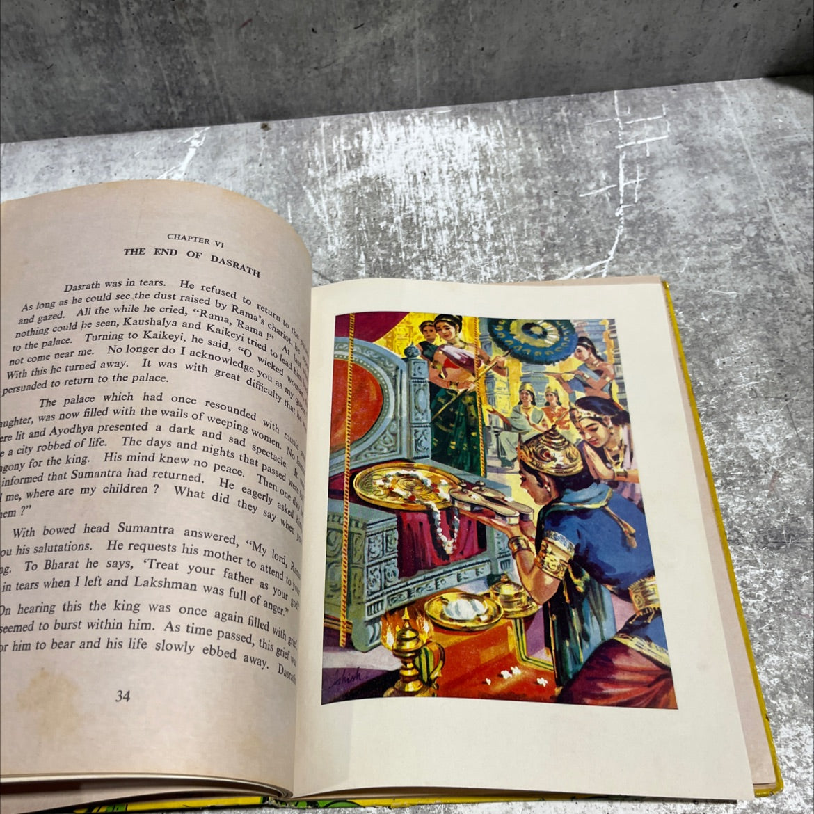 the story of ramayan the epic tale of india book, by bani roy choudhry, 1973 Hardcover image 4