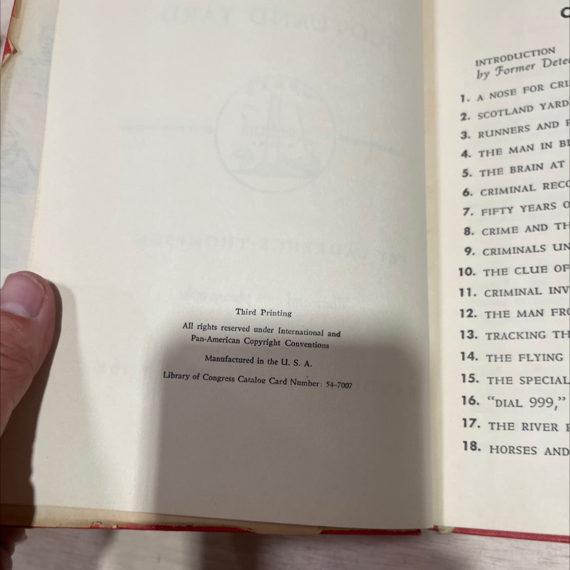 the story of scotland yard book, by laurence thompson, 1970 Hardcover image 3