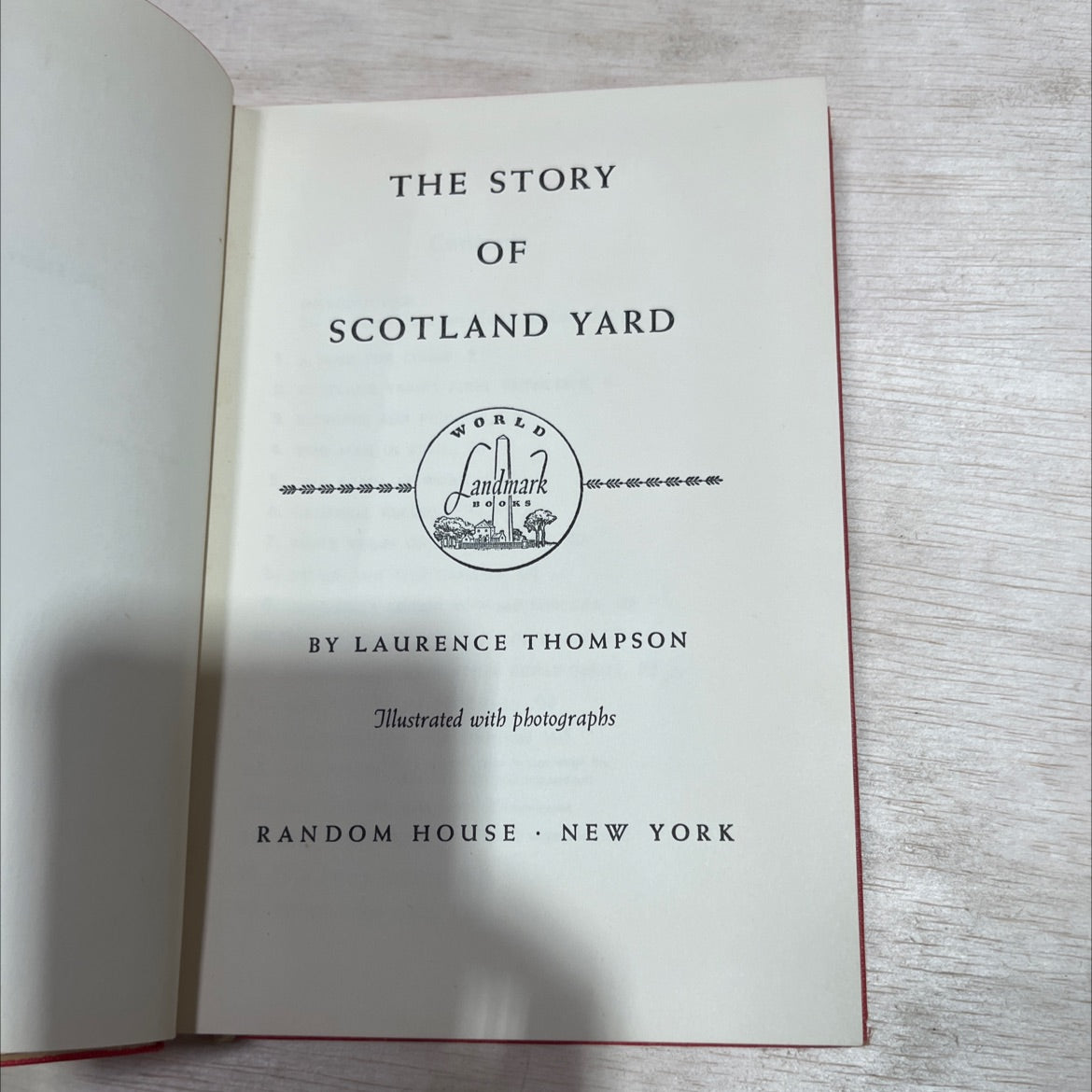 the story of scotland yard book, by laurence thompson, 1970 Hardcover image 2
