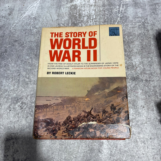 the story of world war ii book, by robert leckie, 1964 Hardcover image 1