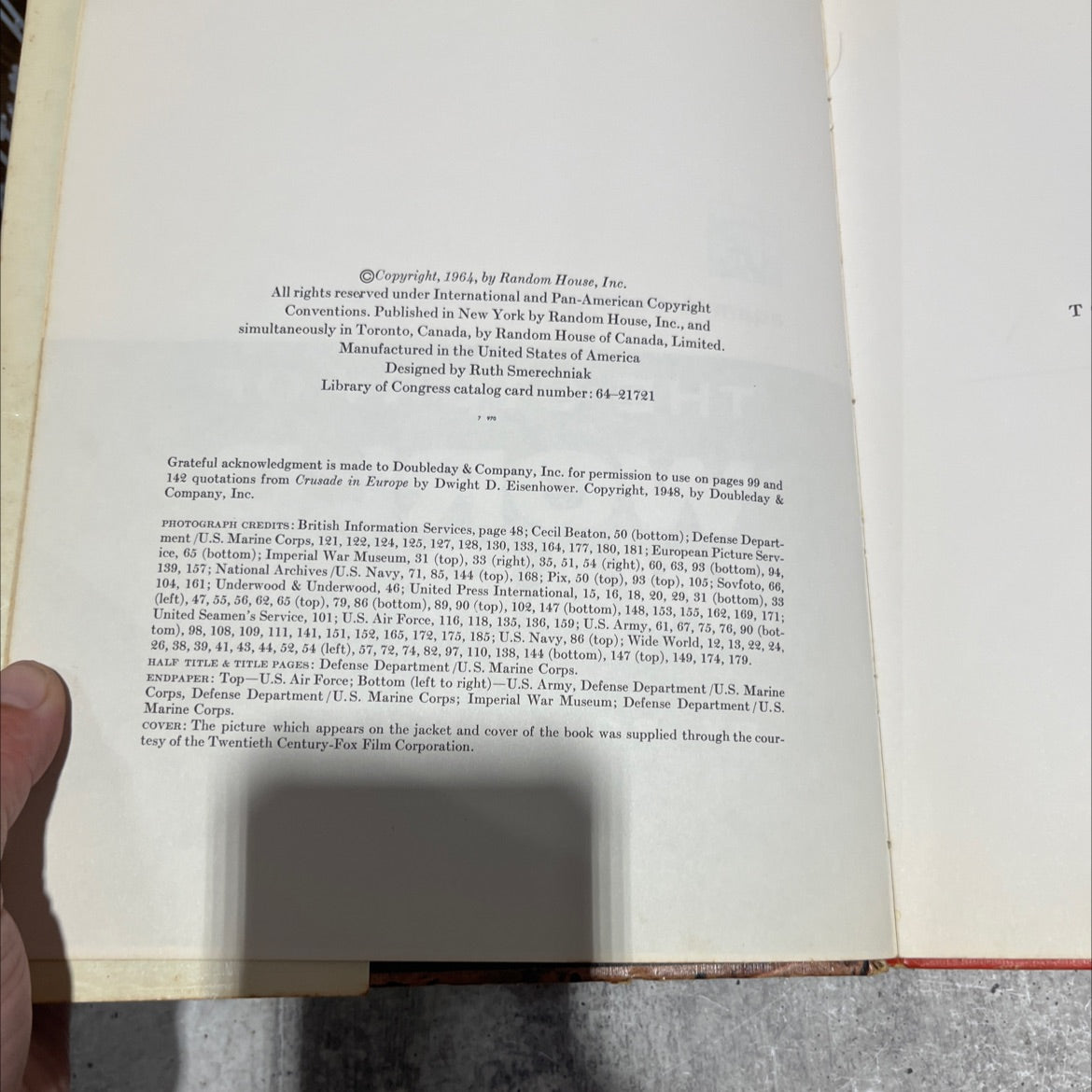 the story of world war ii book, by robert leckie, 1964 Hardcover image 3
