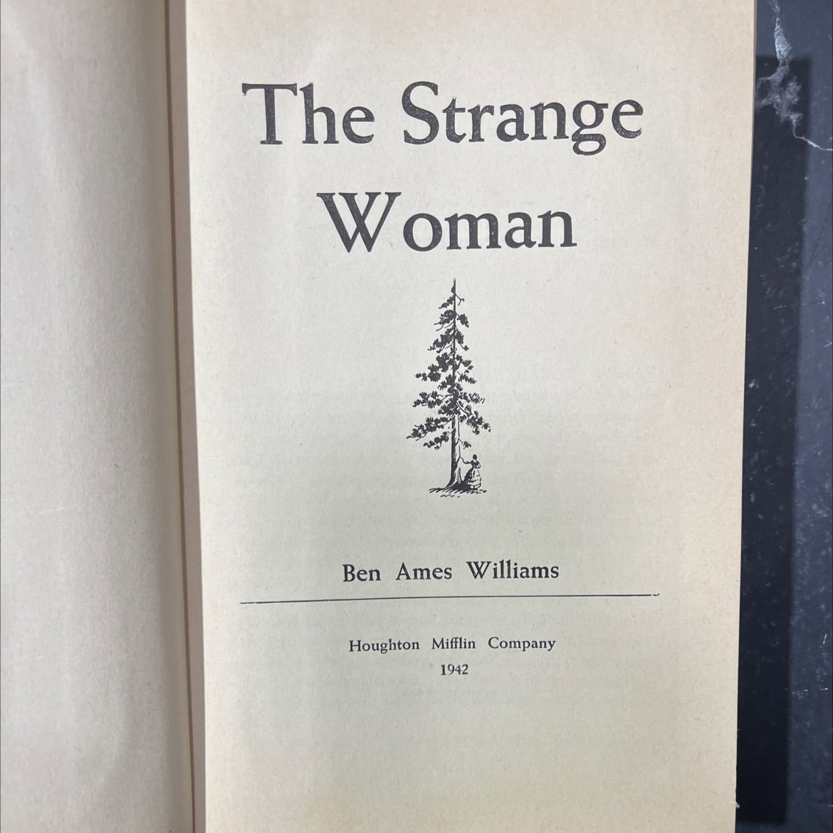 the strange woman book, by ben ames williams, 1942 Hardcover image 2