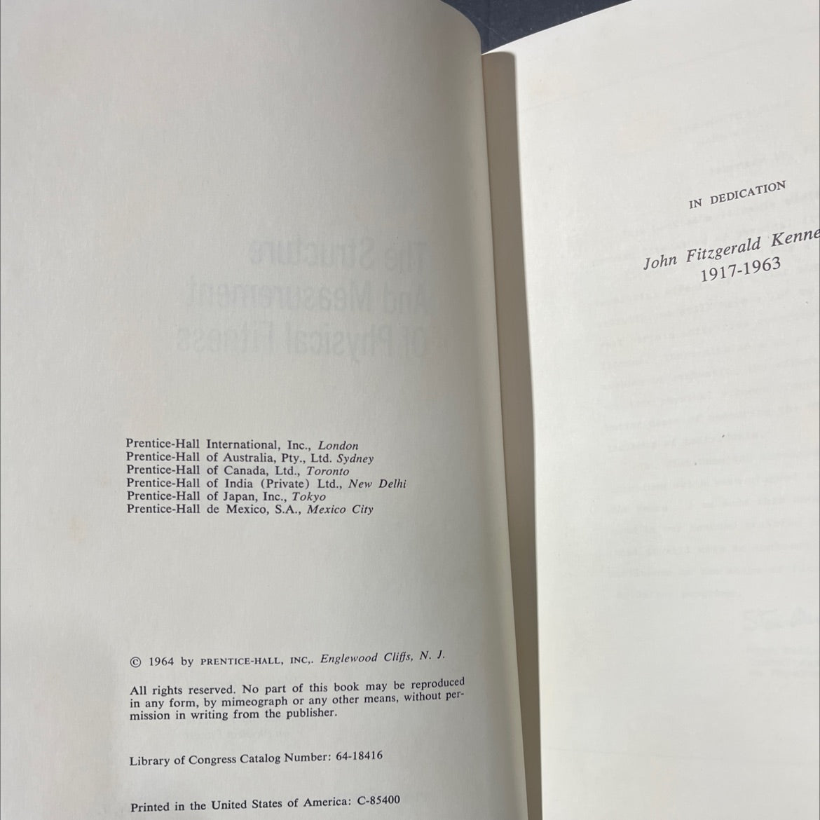 the structure and measurement of physical fitness book, by edwin a. fleishman, 1964 Hardcover image 3