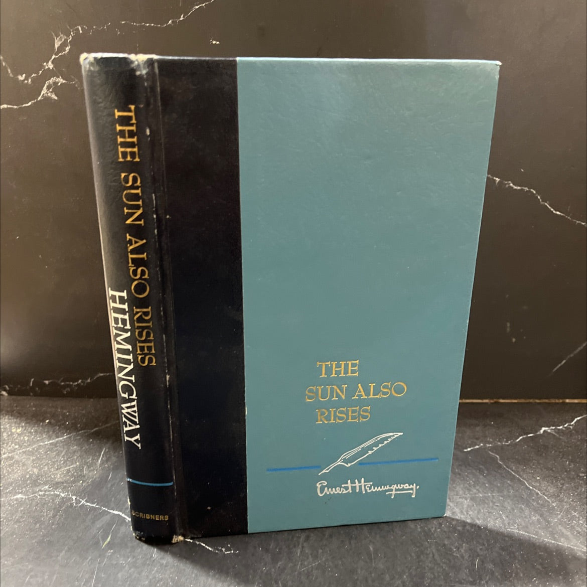 the sun also rises book, by ernest hemingway, 1954 Hardcover image 1