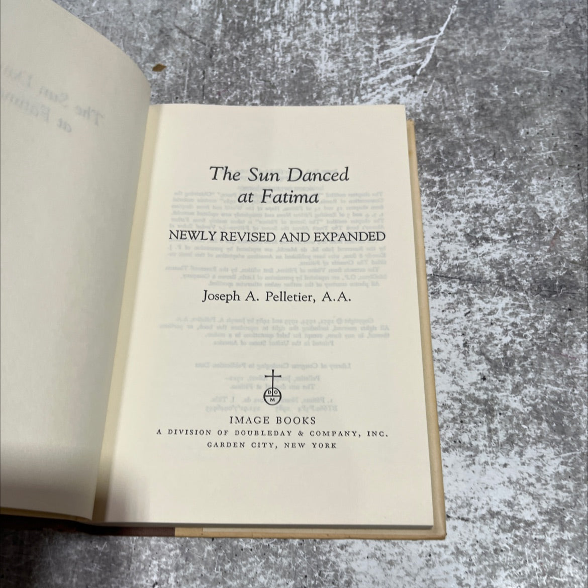 the sun danced at fatima book, by joseph a. pelletier, 1983 Hardcover image 2