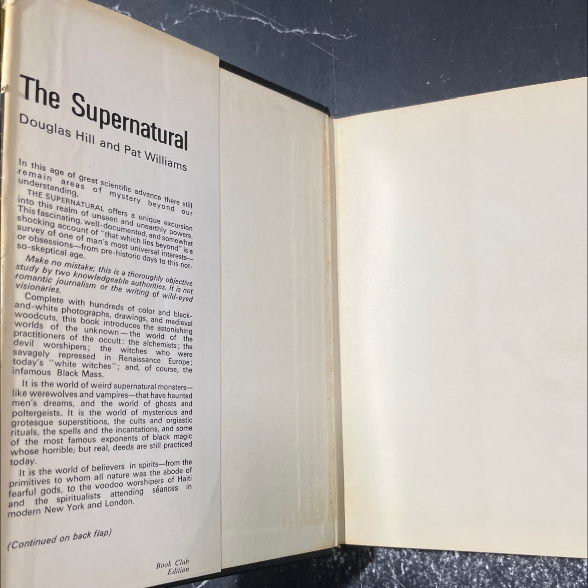 the supernatural book, by douglas hill and pat williams, 1965 Hardcover image 4
