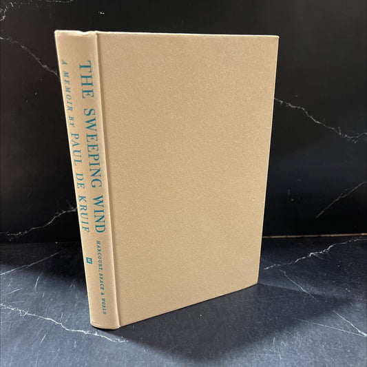 the sweeping wind a memoir book, by paul de kruif, 1962 Hardcover image 1