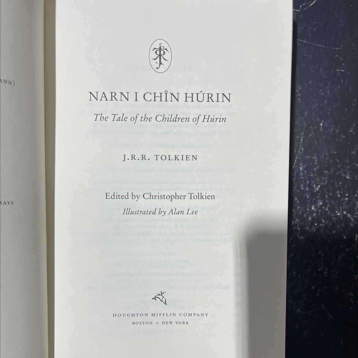 the tale of the children of húrin book, by j.r.r. tolkien, 2007 Hardcover image 2