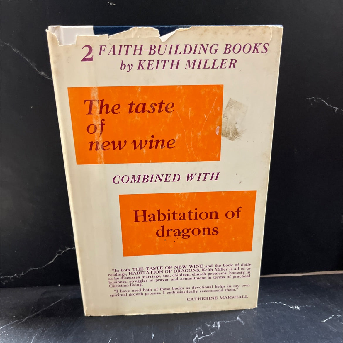 the taste of new wine book, by keith miller, 1970 Hardcover image 1