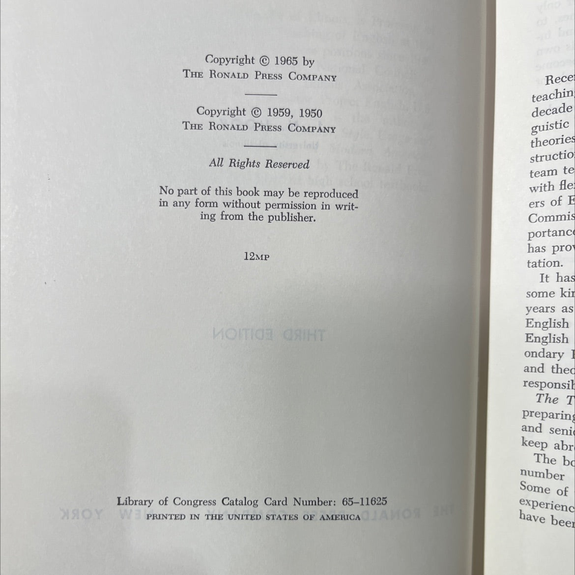 the teaching of high school english book, by j. n. hook, 1965 Hardcover image 3