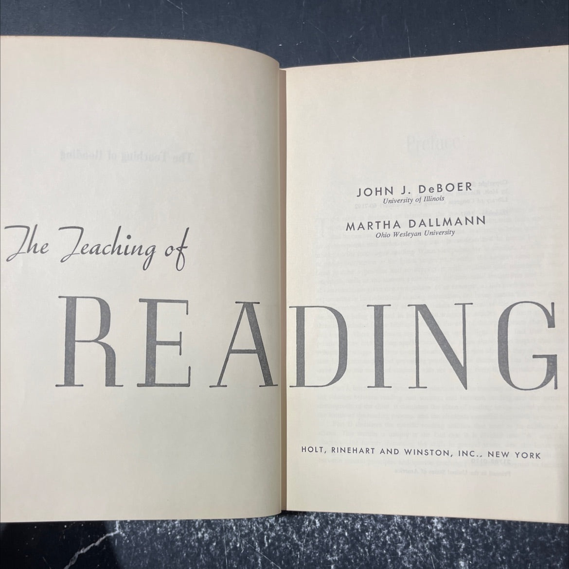 the teaching of john j. deboer book, by john j. deboer, martha dallmann, 1960 Hardcover image 2