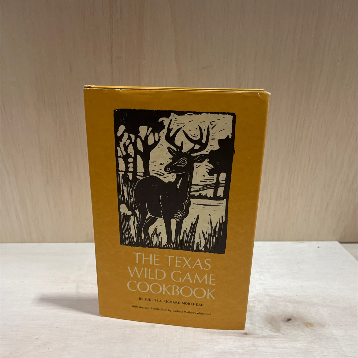 SIGNED the texas wild game cookbook book, by judith & richard morehead, 1972 Hardcover image 1