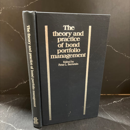 the theory and practice of bond portfolio management book, by Peter L. Bernstein, 1976 Hardcover image 1