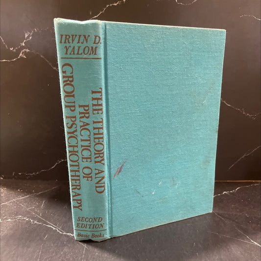 the theory and practice of group psychotherapy book, by irvin d. yalom, 1975 Hardcover image 1