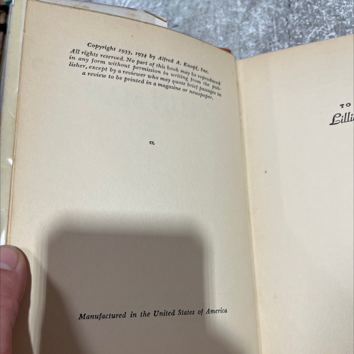 the thin man book, by dashell hammett, 1934 Hardcover image 3