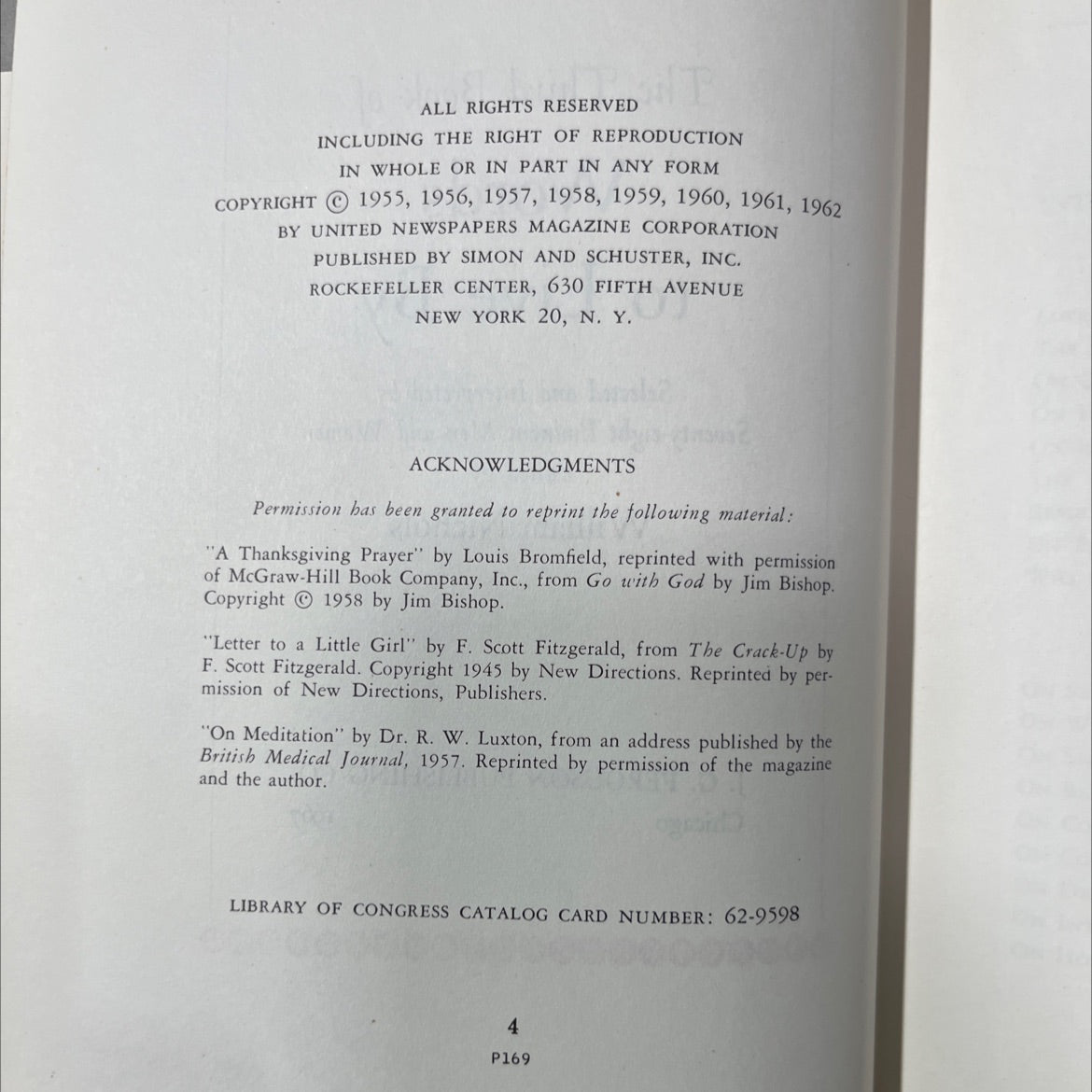 the third book of words to live by book, by unknown, 1967 Hardcover image 3