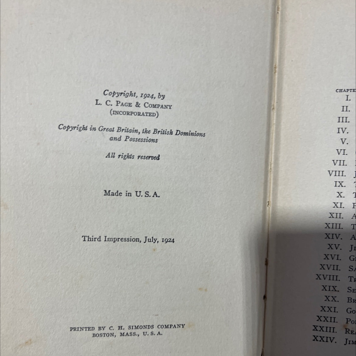 the third glad book pollyanna of the orange blossoms book, by harriet lummis smith, 1924 Hardcover, Antique image 3