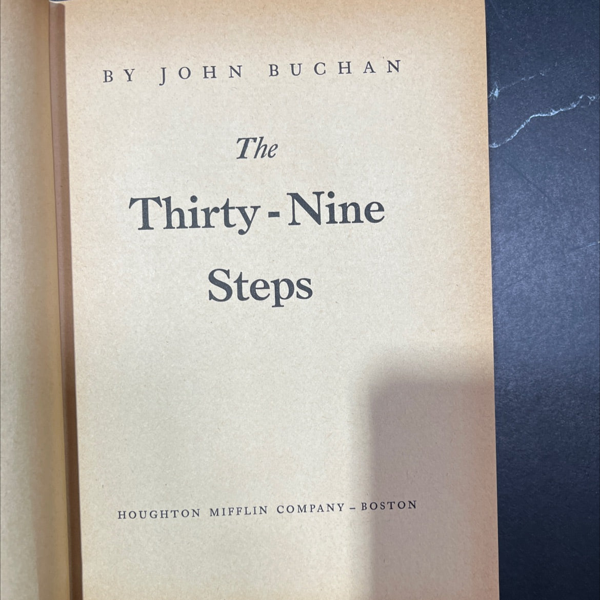 the thirty-nine steps book, by john buchan, 1919 Hardcover image 2