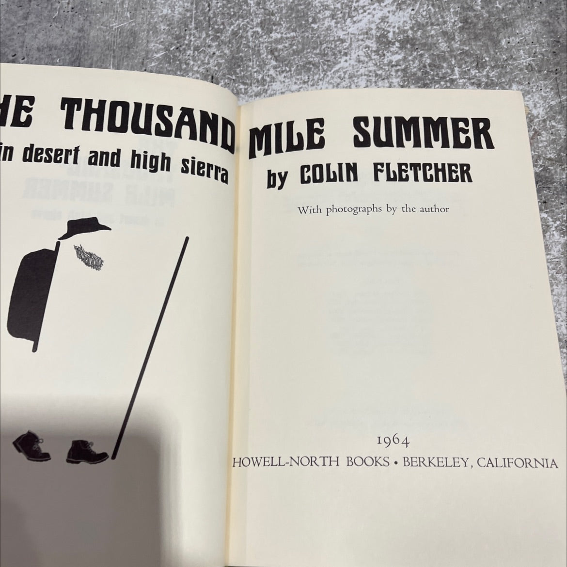 the thousand mile summer in desert and high sierra book, by colin fletcher, 1964 Hardcover image 2