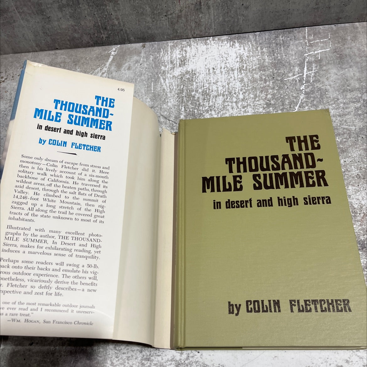 the thousand mile summer in desert and high sierra book, by colin fletcher, 1964 Hardcover image 4