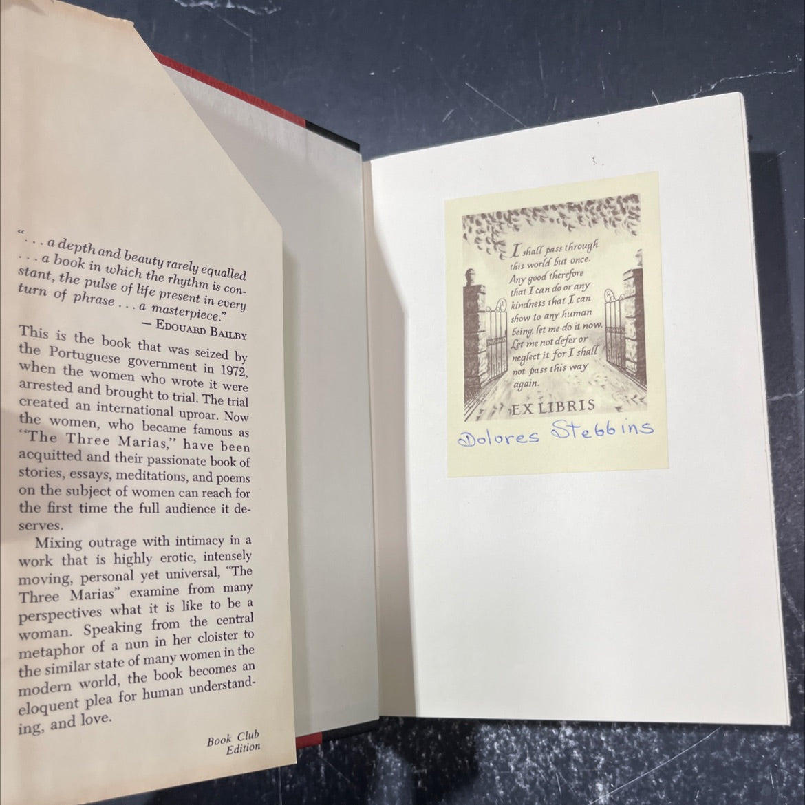 the three marias: new portuguese letters book, by Maria Isabel Barreno, Maria Teresa Horta, Maria Velho da Costa, 1975 image 4