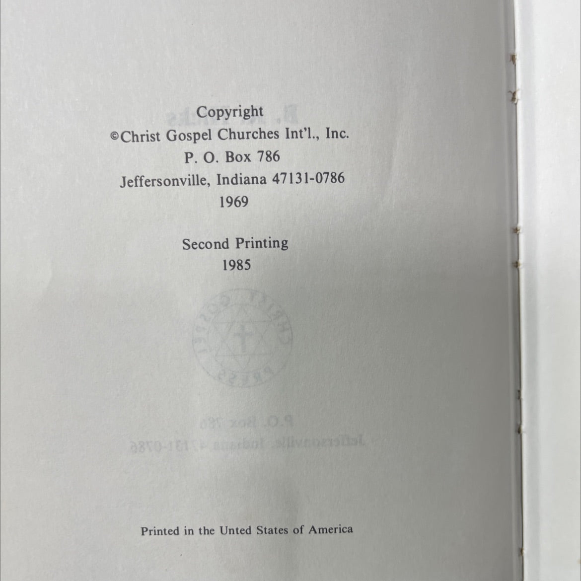 the threefold nature of man book, by b. r. hicks, 1985 Hardcover image 3