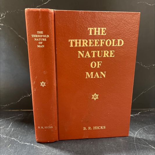 the threefold nature of man book, by b. r. hicks, 1985 Hardcover image 1