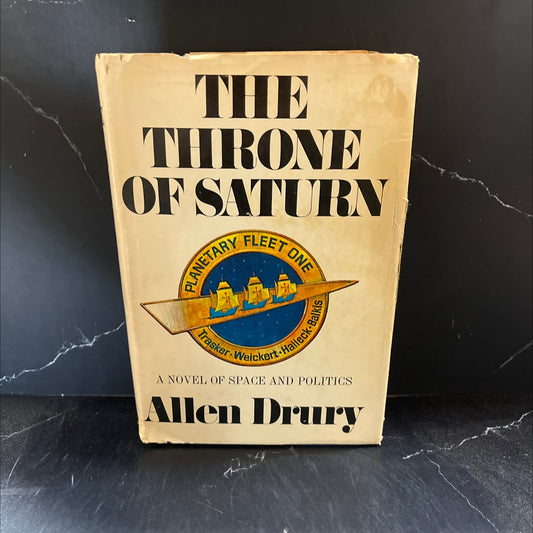 the throne of saturn book, by allen drury, 1971 Hardcover image 1