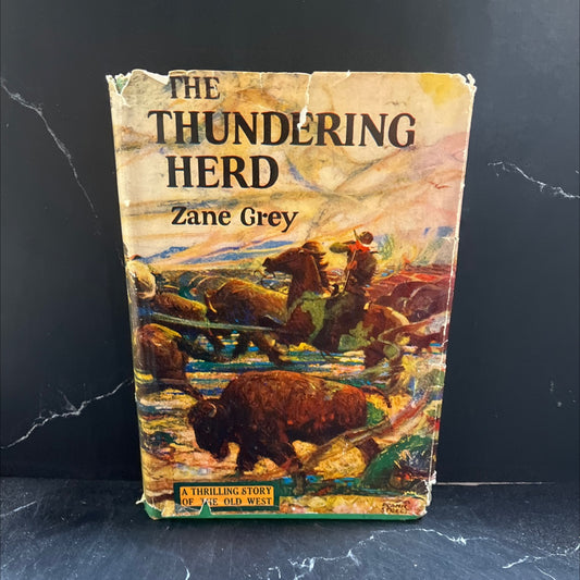 the thundering herd book, by zane grey, 1925 Hardcover image 1