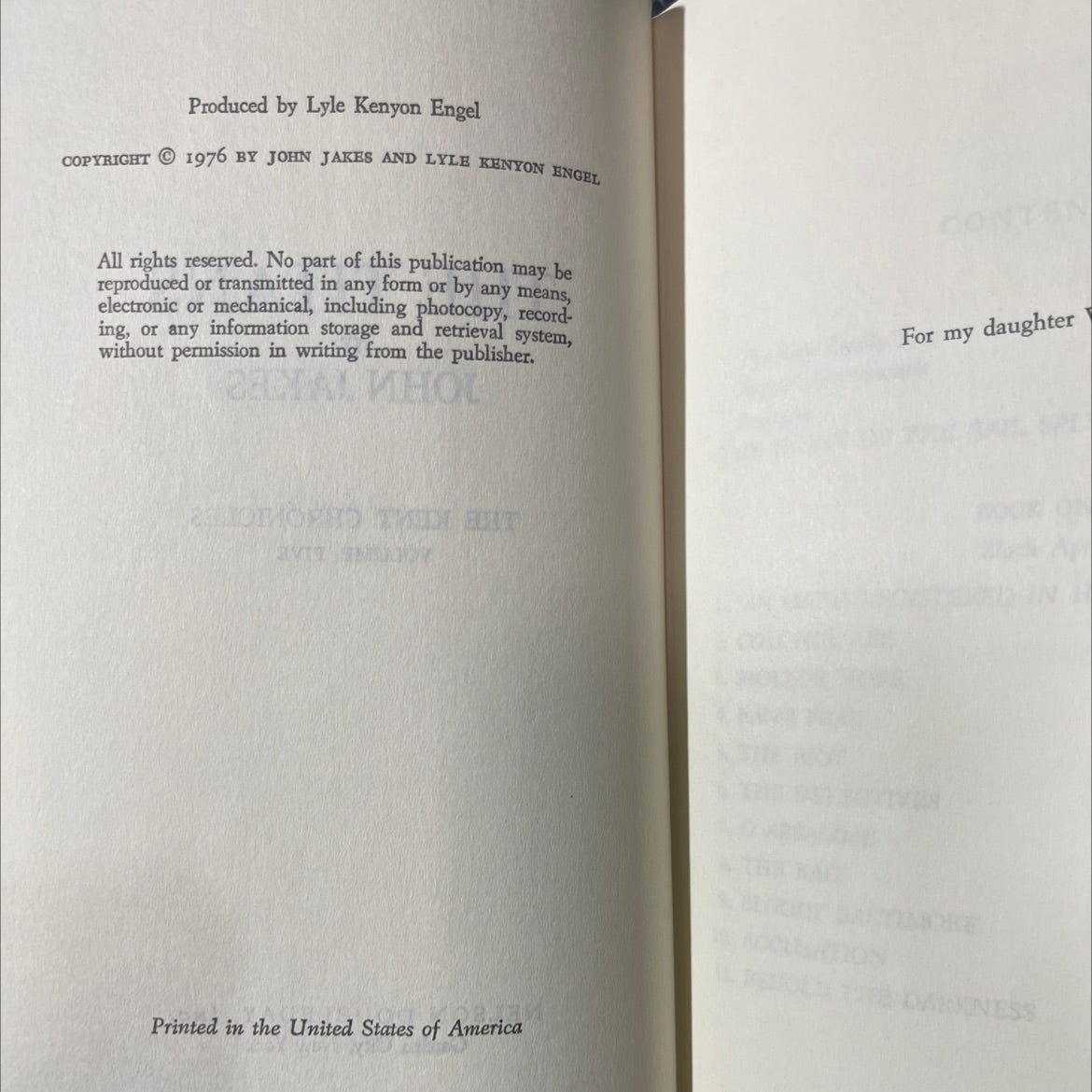 the titans book, by john jakes, 1976 Hardcover image 3