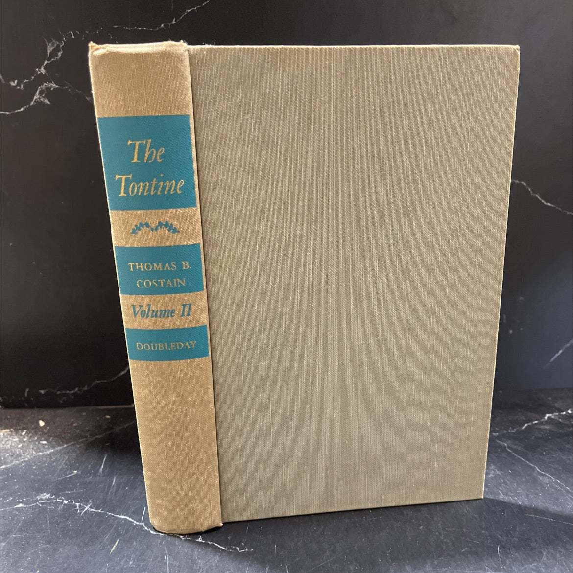 the tontine book, by thomas b. costain, 1955 Hardcover image 1
