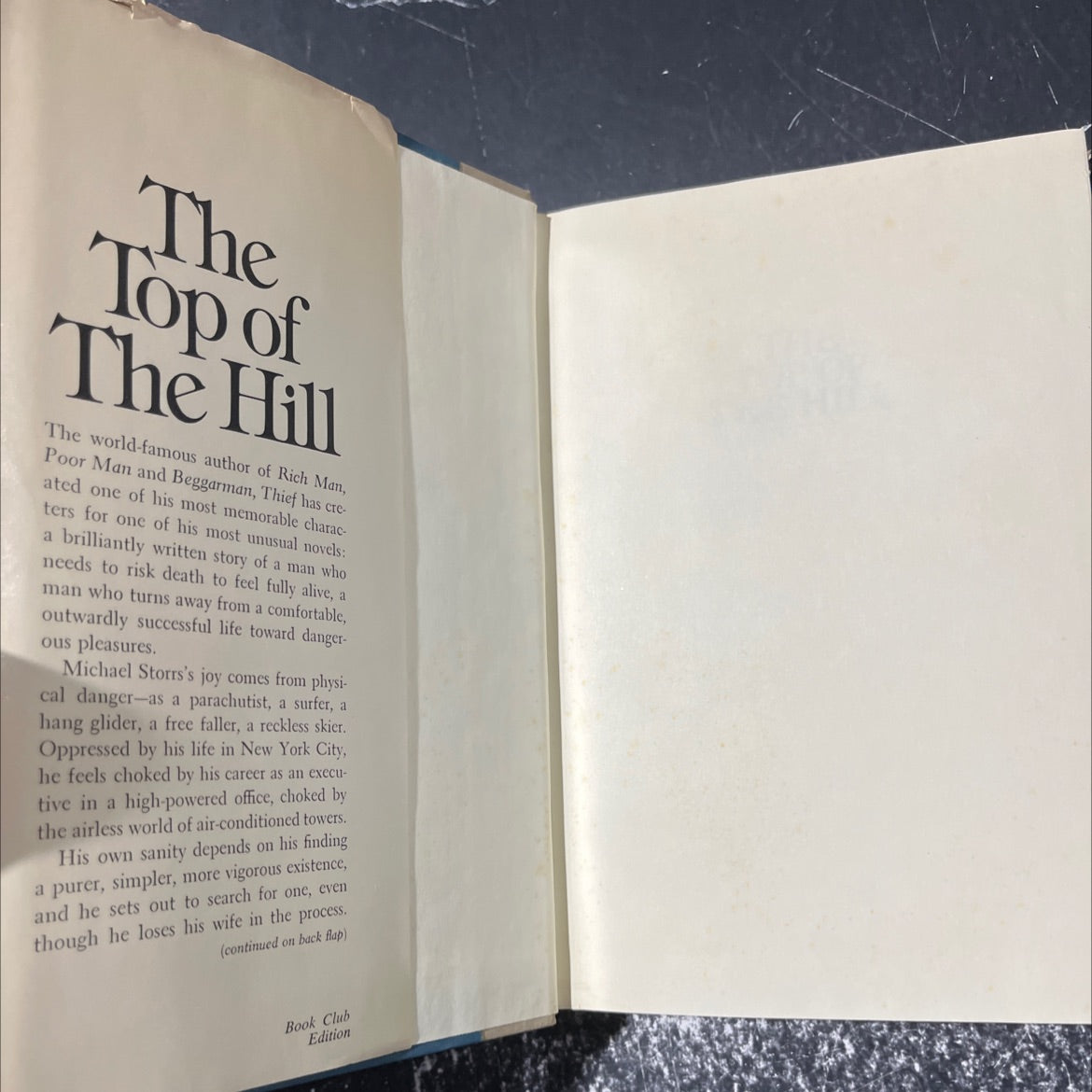 the top of the hill book, by irwin shaw, 1979 Hardcover image 4