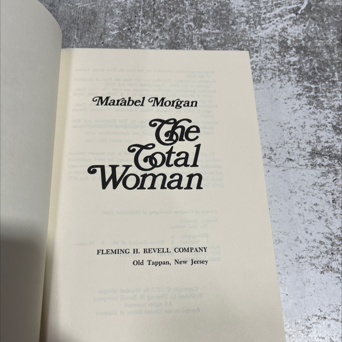 the total woman book, by Marabel Morgan, 1973 Hardcover image 2