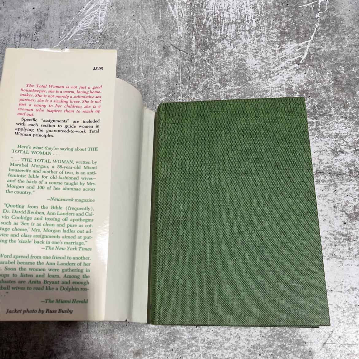 the total woman book, by Marabel Morgan, 1973 Hardcover image 4