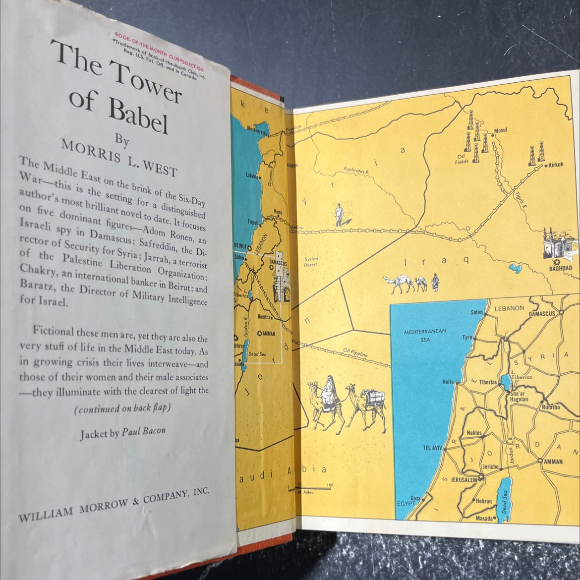 the tower man of babel book, by morris l. west, 1968 Hardcover image 4